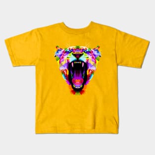 Angry Lion Kids T-Shirt